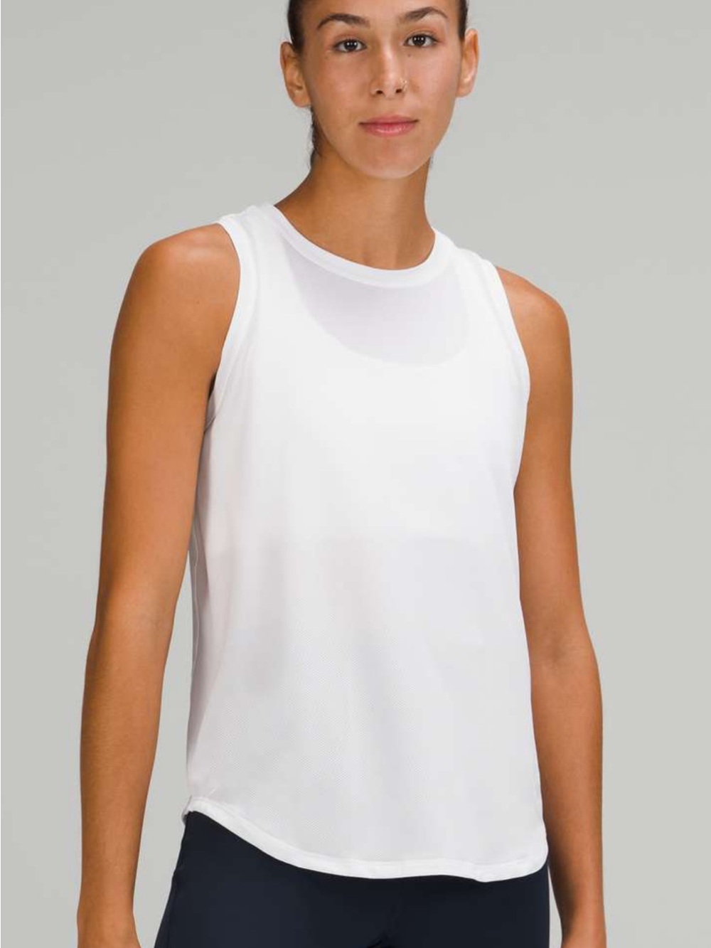 lululemon High-Neck Running and Training Tank Top - White